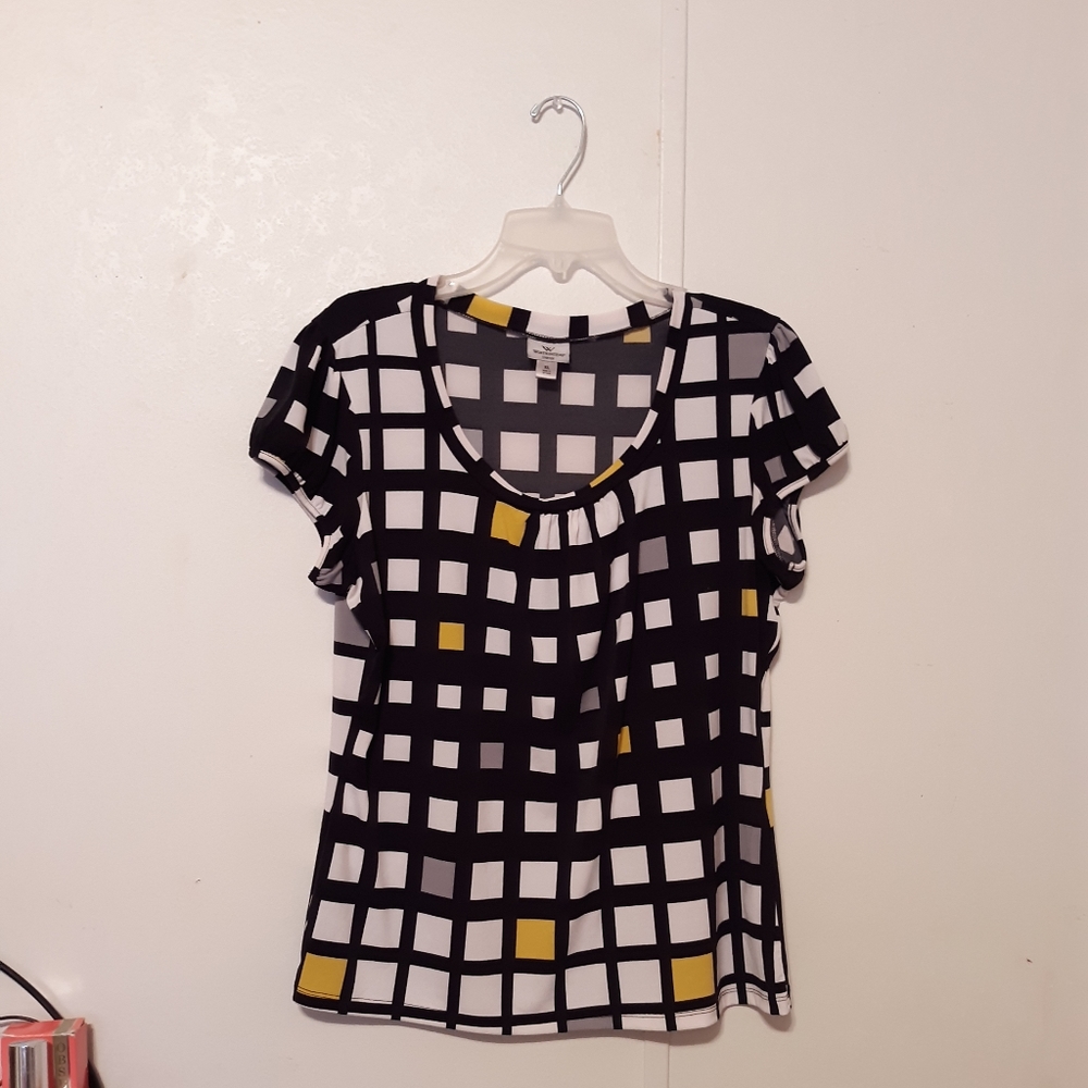 Checkered board blouse